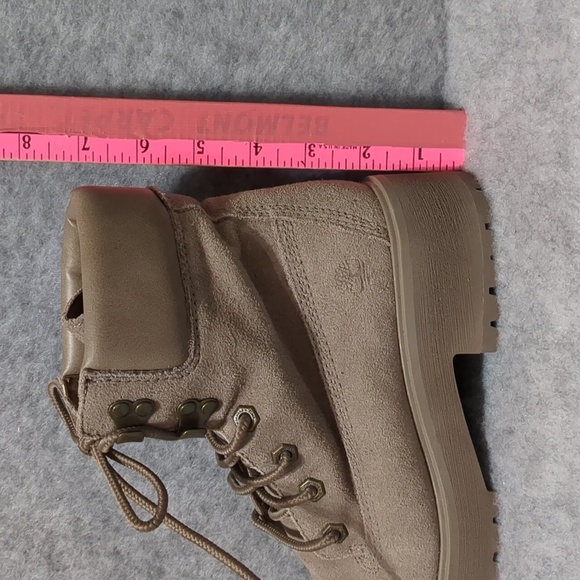 Timberland Carnaby Cool Suede Boot Taupe Women Size 8 - Picture 12 of 13